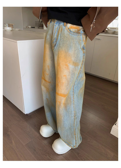 Fashion Wash Gradient Jeans For Men