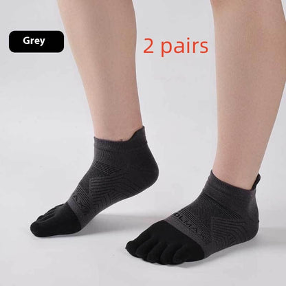 Sports Marathon Toe Socks Men