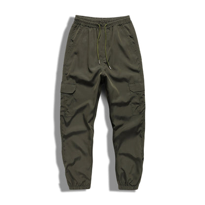 Men's Quick-drying Straight-leg Pants For Spring And Autumn