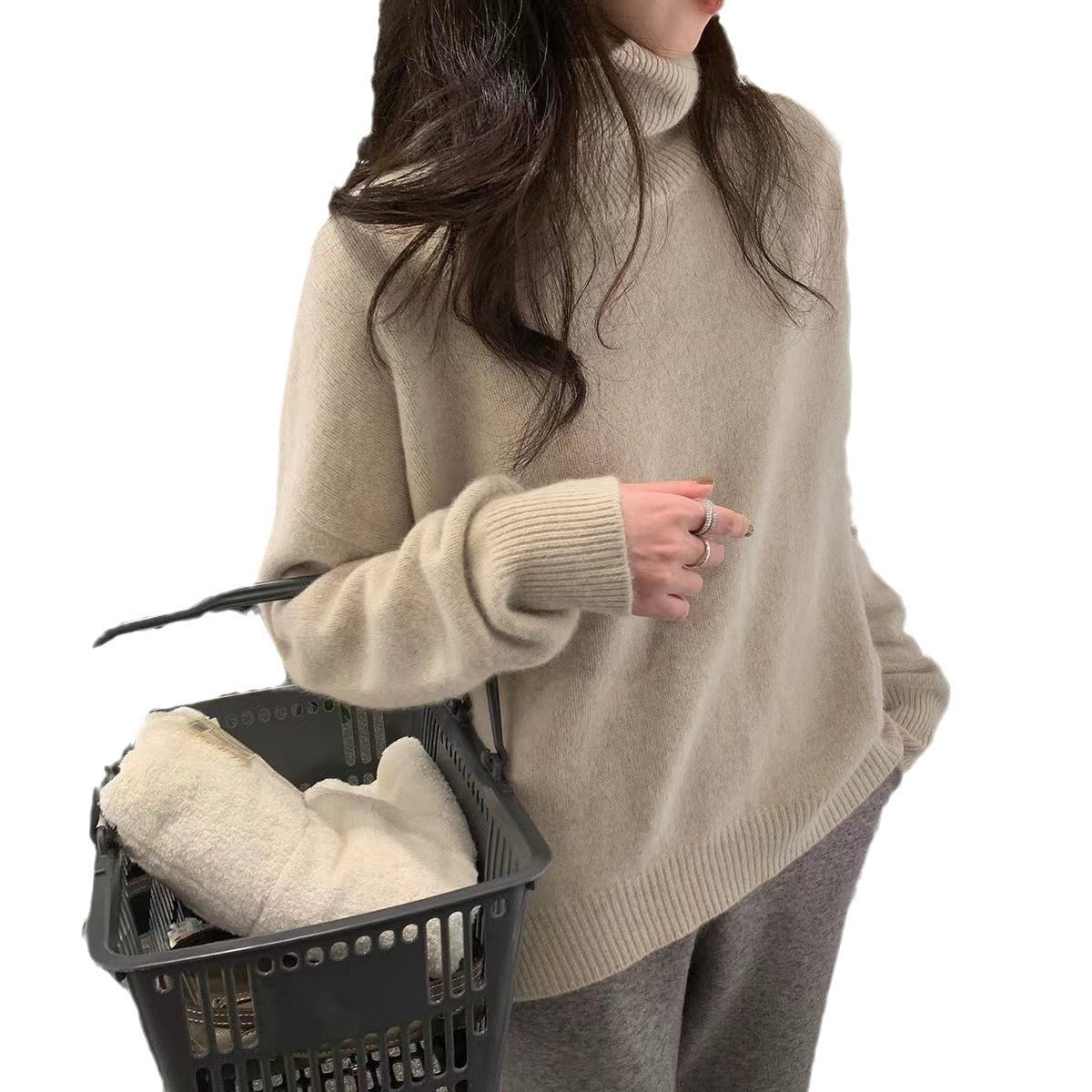 Soft Glutinous Women's Bottoming Sweater