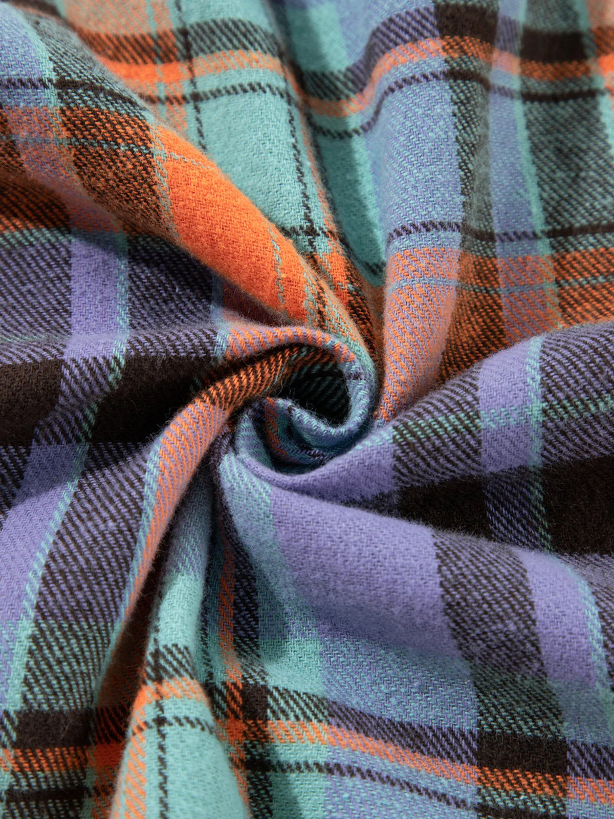 Plaid Button Up Long Sleeve Shirt