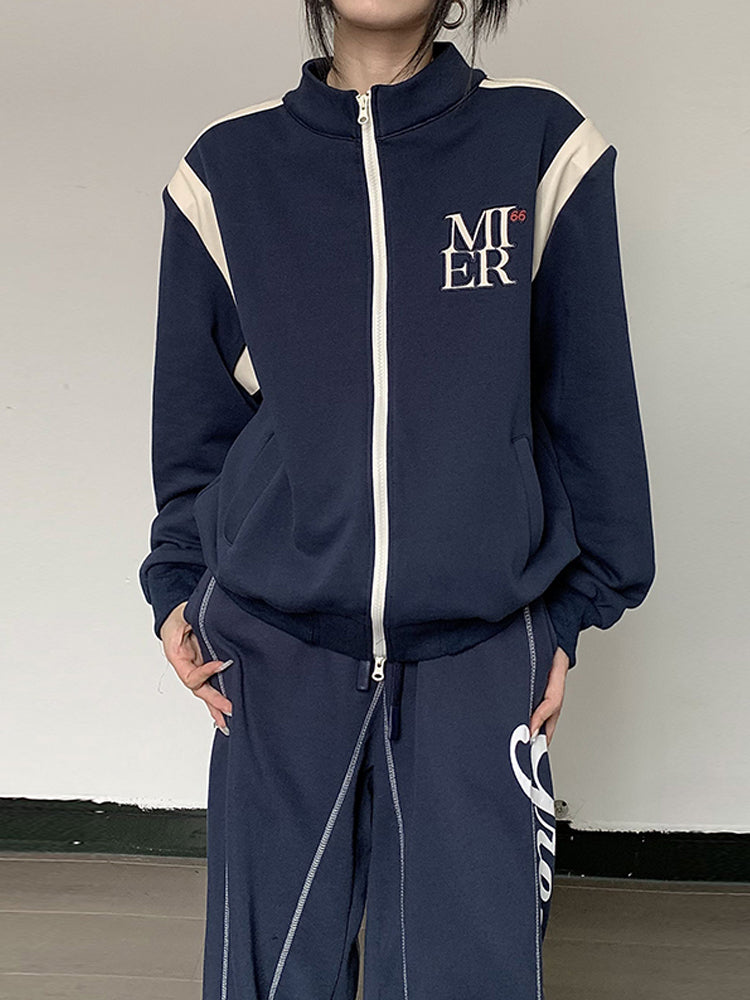 Women's American Preppy Style Sportswear Fashion Casual Set