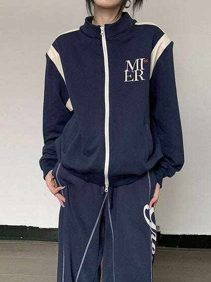 Women's American Preppy Style Sportswear Fashion Casual Set