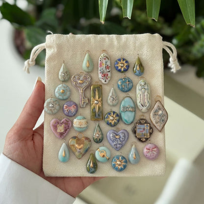 Loving Heart Water Drop Accessory Pendant