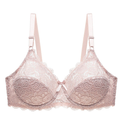 Lace bras gathered together for a breathable bra