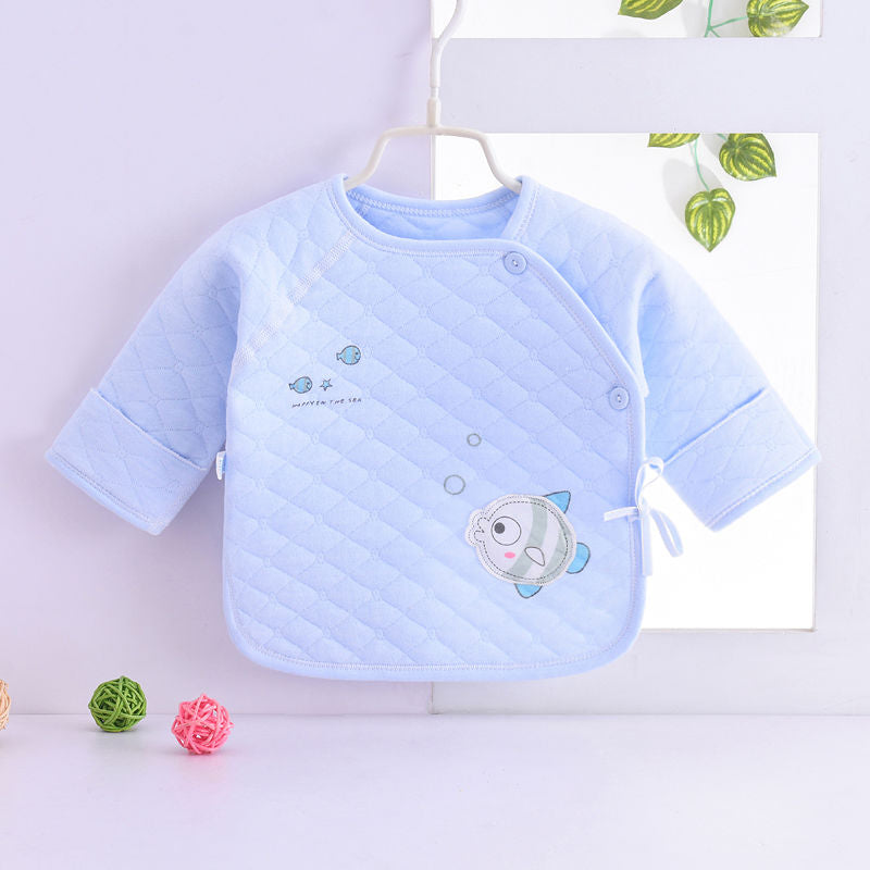 Newborn Baby Clothes Pure Cotton Warm Top