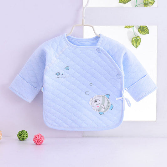 Newborn Baby Clothes Pure Cotton Warm Top