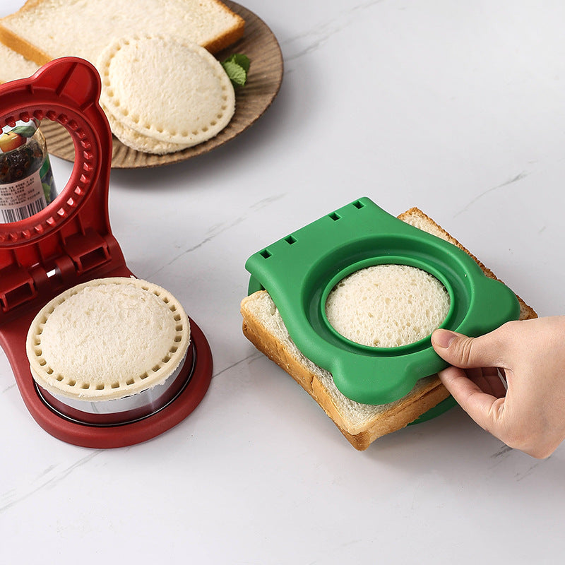 Circular Sandwich Cutting Mold Guard Stainless Steel Baking Tool Cake, Biscuit, and Toast Sandwich Pocket Bread mold
