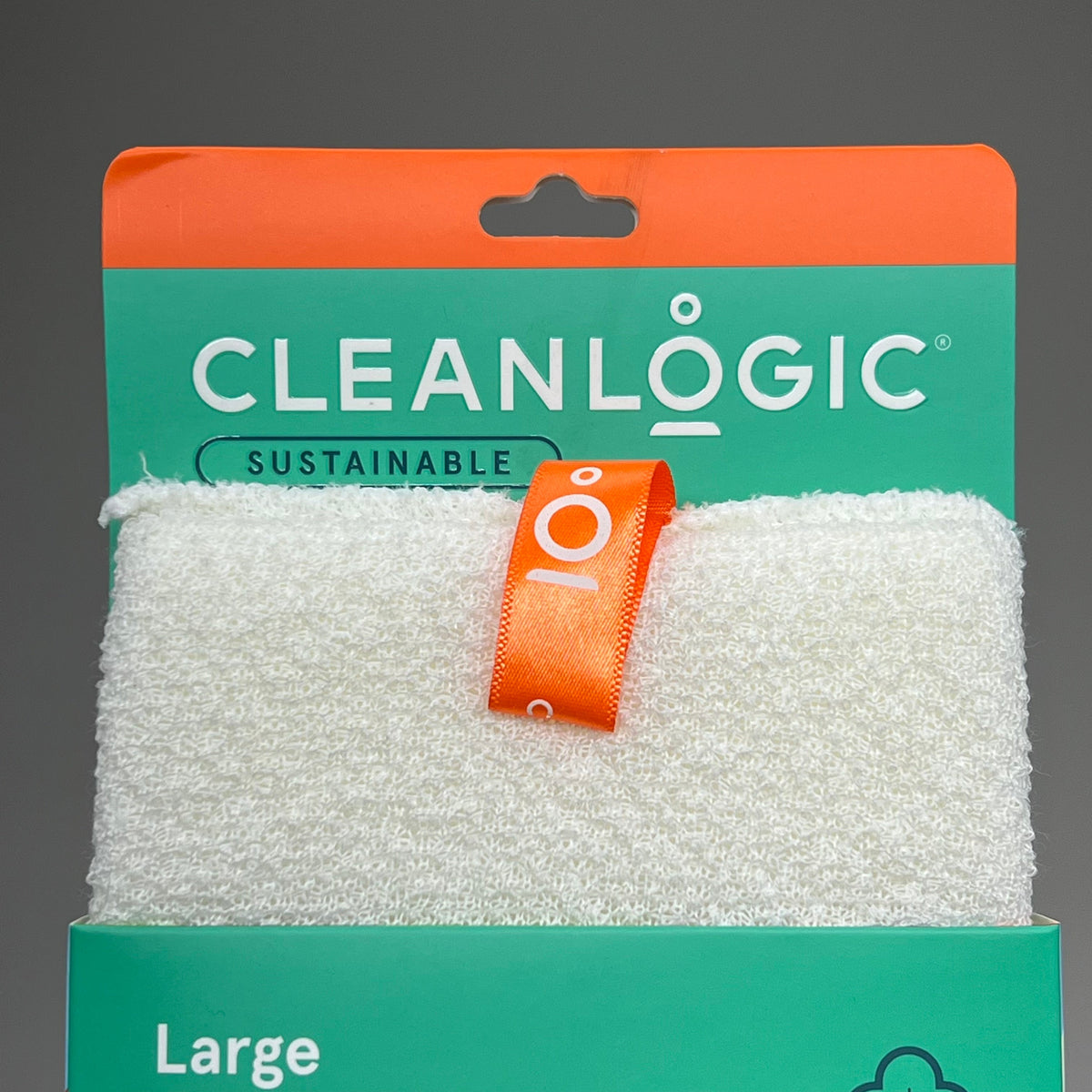 CLEANLOGIC (3 PACK) Hangable Cotton Large Body Exfoliator 4"X6" White 21102241