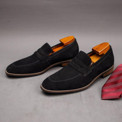 Men's Casual Versatile Solid Color British Loafers