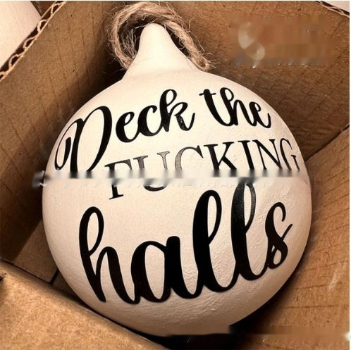 Holiday Christmas Ball Prank Decorations
