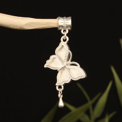 Butterfly Pendant Inlaid With A Bell