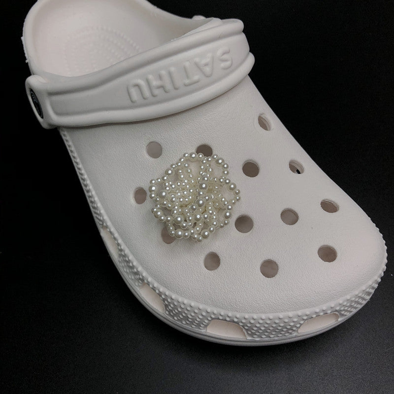 Accessories Pearl Flower Shoe Buckle Everything