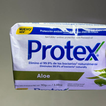 PROTEX (12 PACK) Aloe Extract 24hr Germ Protection Bar Soap 3.88 Oz BB 03/27