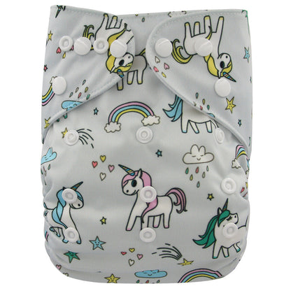 Washable Baby Cloth Diaper Breathable Diaper Pants 0-3 Years Old Baby Adjustable Diaper Leak-proof Diaper