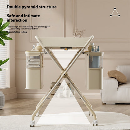 Baby Care Foldable Multifunctional Diaper-changing Table