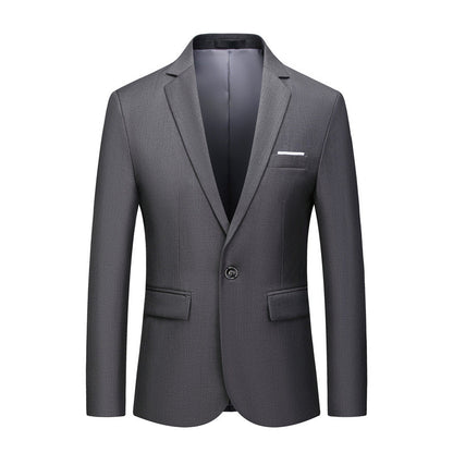 Men's one-button slimming blazer jacket