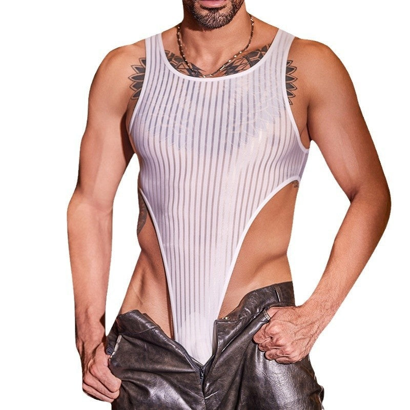 Men's Sleeveless Tight Top Breathable Body Shaping