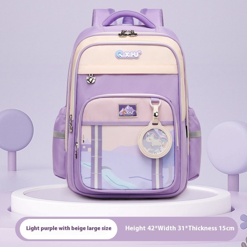 Large Capacity Primary School Student Schoolbag Lightweight And Wear-resistant