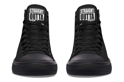 Printed Couple High-top Canvas Shoes