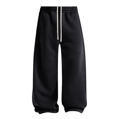 New Trendy Brand Brushed Washed Long Pants