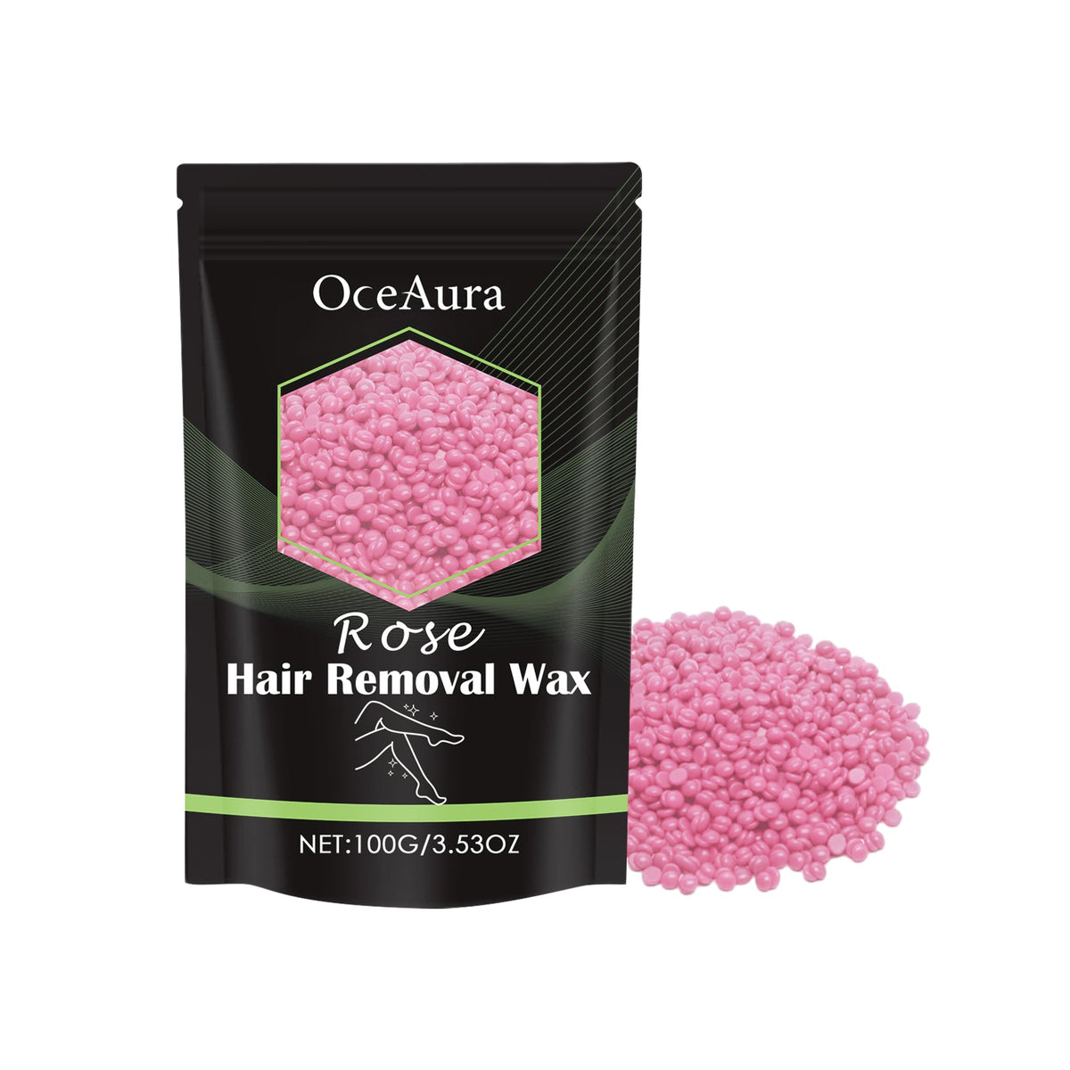 Hair Removal Wax Bean, Underarm Leg Quick Hair Removal Mild Non-Irritating Skin Dry And Smooth