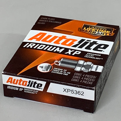AUTOLITE(4 PACK)Platinum Iridium XP Spark Plug Fine Wire Tapered 5/8" Hex XP5362