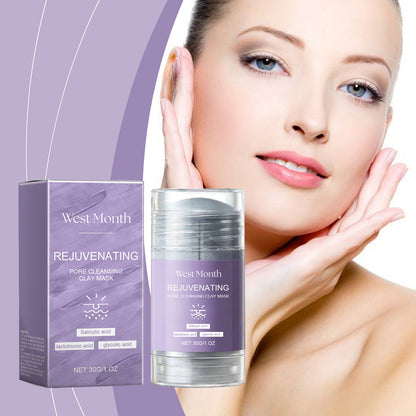 Pore Cleaning Mud Mask Stick, Gentle Clean Delicate Skin Refreshing Moisturizing Mask