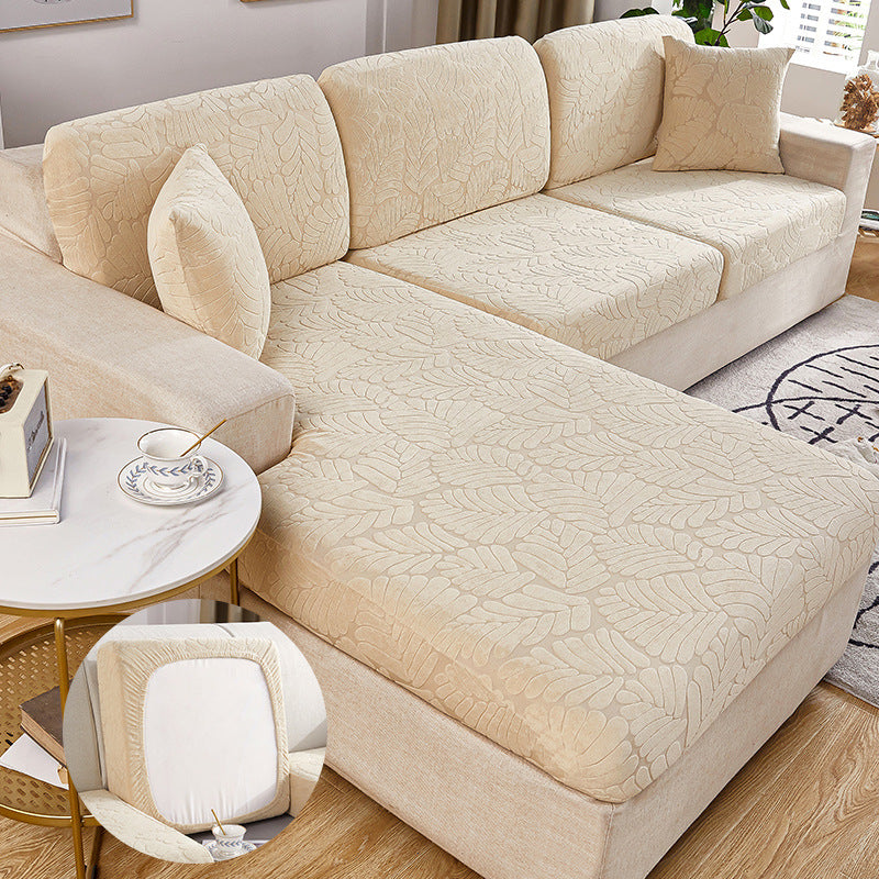 Solid Color Stretch Sofa Cover
