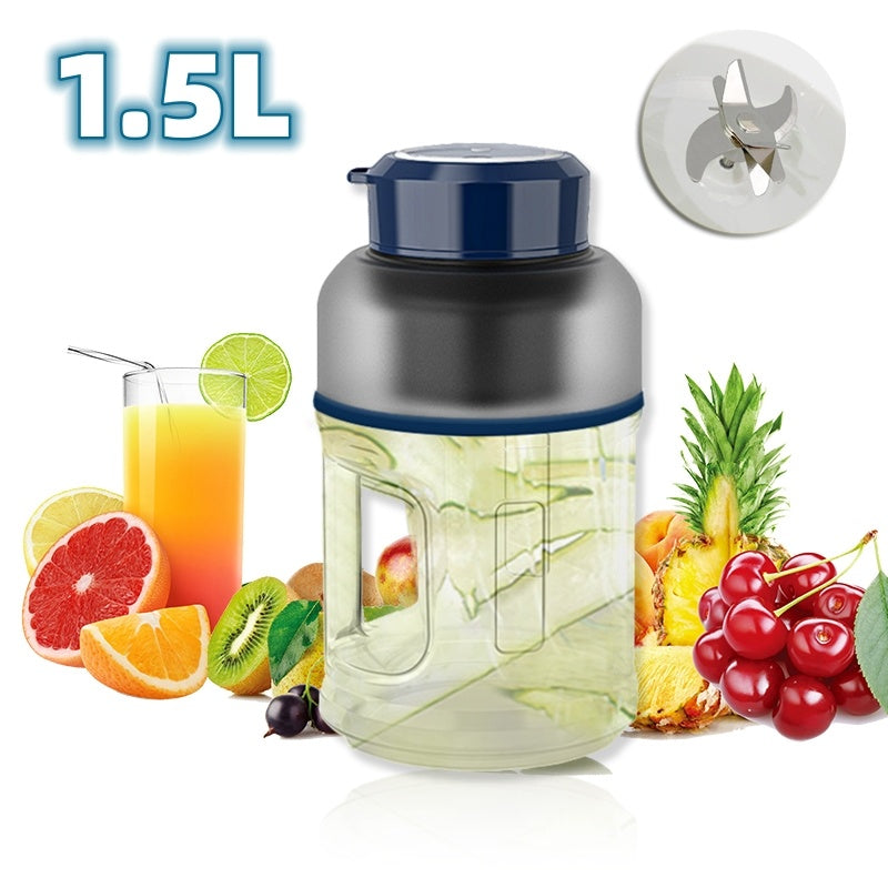 1500ml Portable Handheld Blender Cup for Fruit Mixing