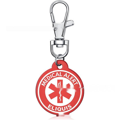 Personalized Aluminum Alloy Medical-Style Keychain