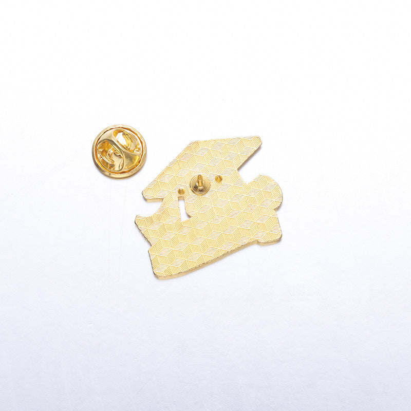 Golden M Badge Bag Accessory