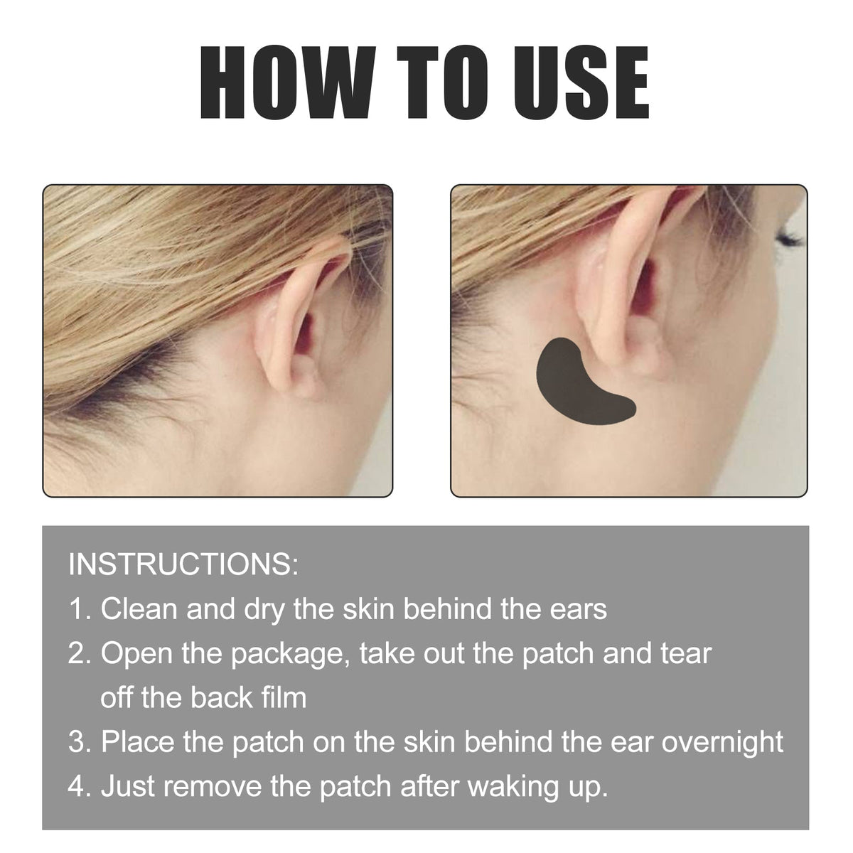 Black Truffle Tinnitus Ear Pads Clean Earwax For Tinnitus And Relieve Discomfort From Blocked Inner Ears