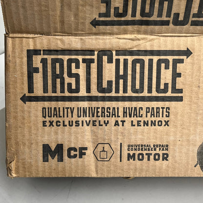 LENNOX First Choice Condenser Fan Motor for HVAC 1/2" Shaft Black 19L26