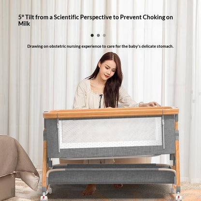 Aluminum Alloy Baby Crib Movable And Portable