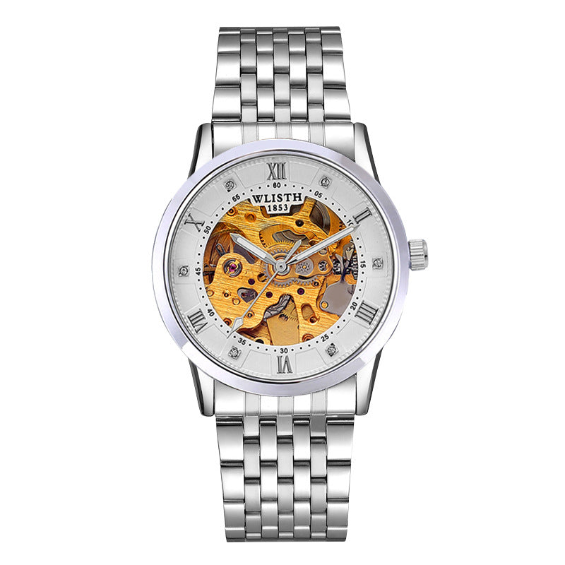 Stainless Steel Waterproof Business Automatic Mechanical Watch