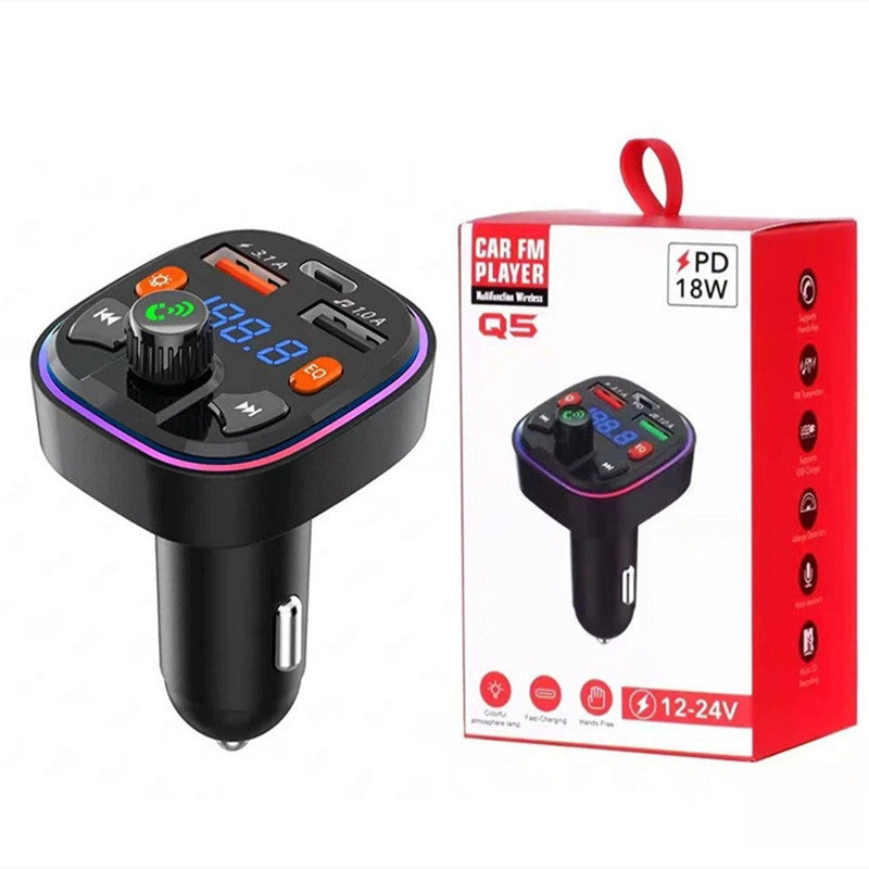 Blue Ambience Light FM Lossless Fast Charge