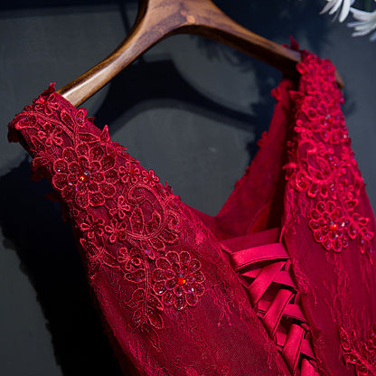 Short wedding evening dress
