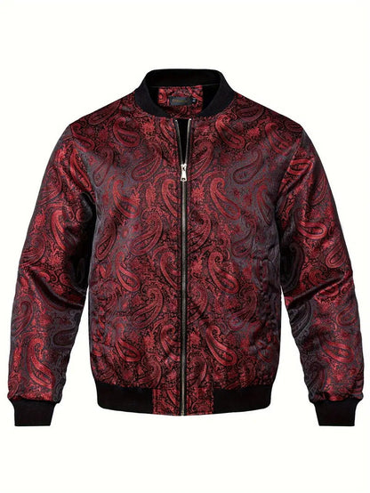 Mens Stylish Trendy Jacket With A Stand-up Collar