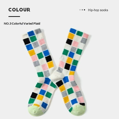 French Creative Socks Illustration Art Socks For Men And Women Couples