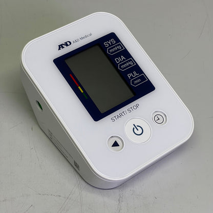 A&D MEDICAL Wide Range Cuff Blood Pressure Monitor White w/ Black UA-651-AC