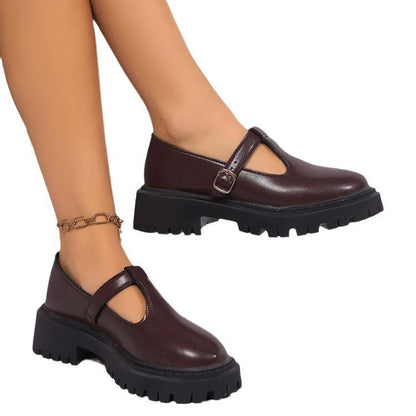 Word Buckle Stylish Casual Shoes Women