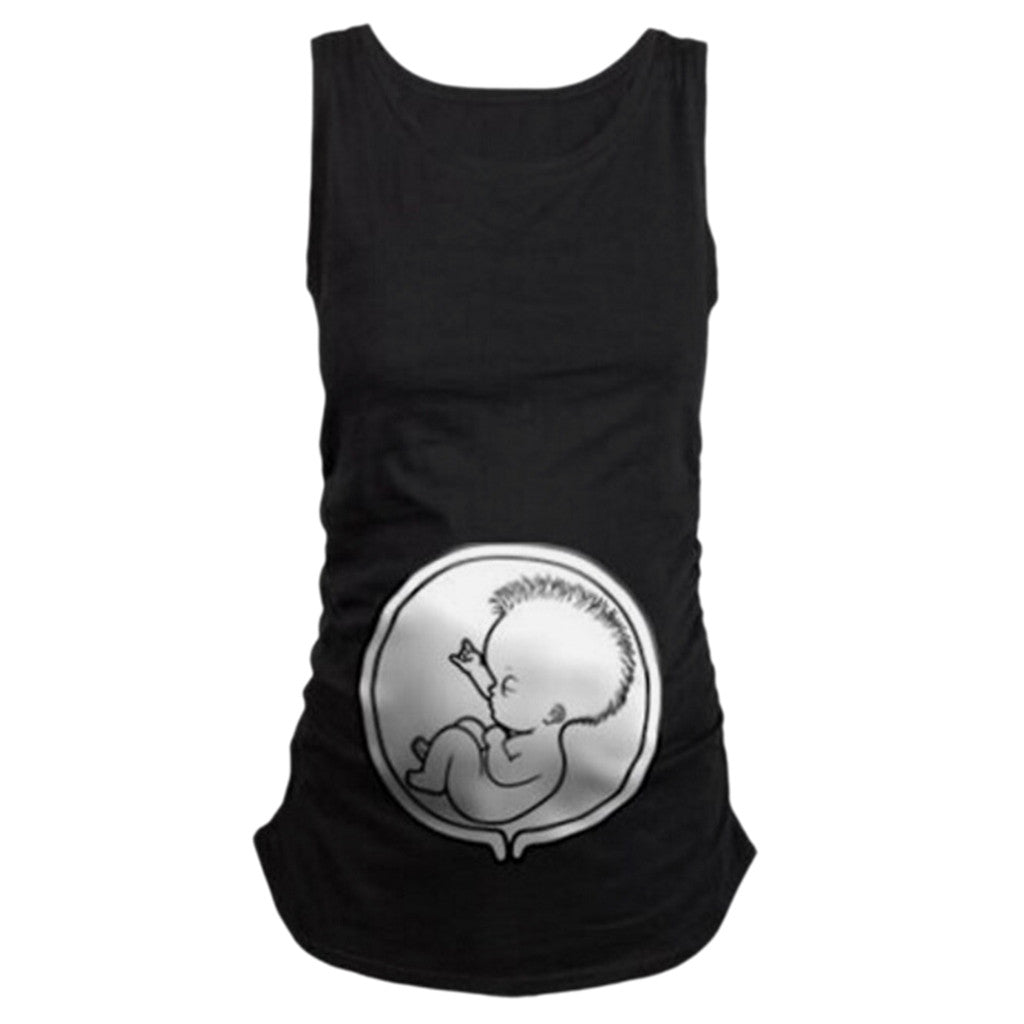 Baby Print Maternity vest