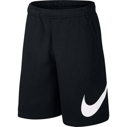 Nike Mens Sportswear Club Short Basketball Graphic Black/White/White 2X-Large-T