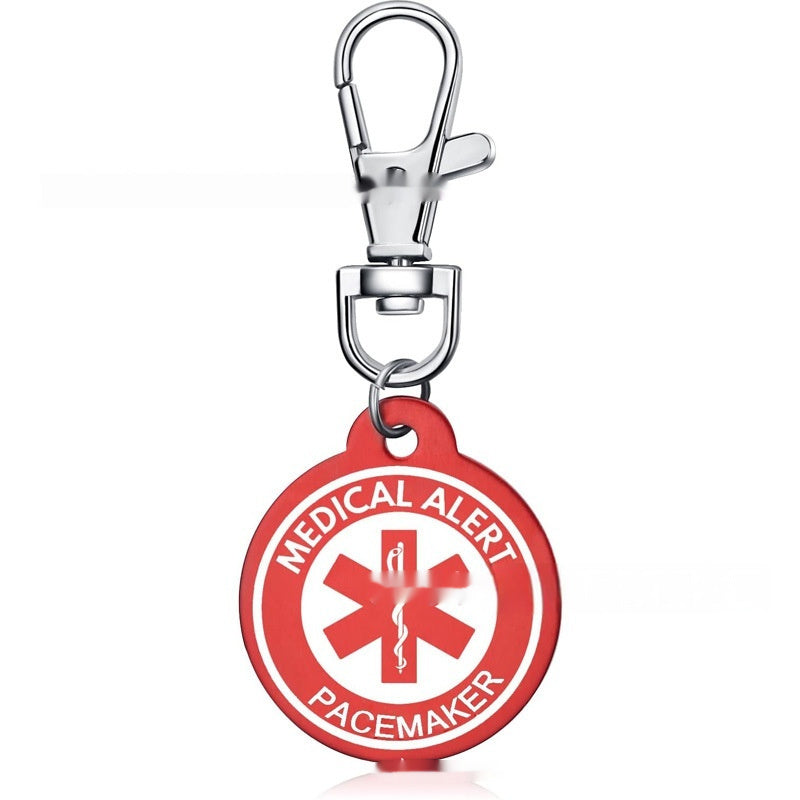 Personalized Aluminum Alloy Medical-Style Keychain