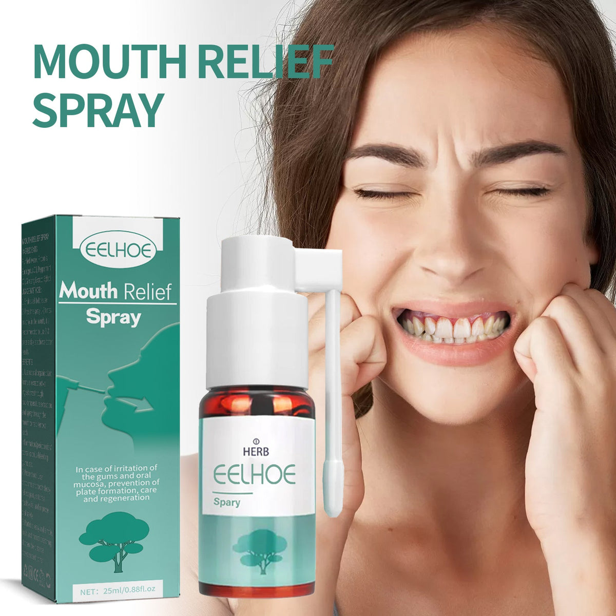 Oral Relief Spray To Relieve Aphthous Sores Bubbling Periodontal Pain Oral Care Spray