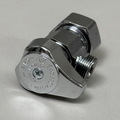 BRASS CRAFT (New) 1/2" Compr. Angle Stop Valve