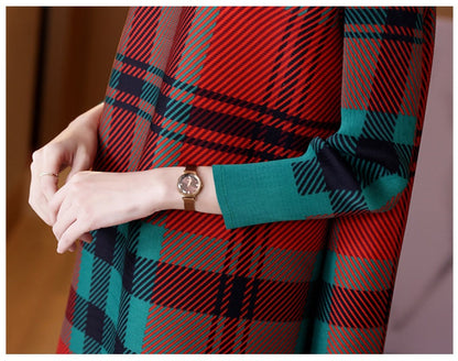 High-end Pleated Mother Spring Dress