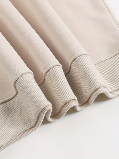 Patterned Print Crew-neck Sweatshirt