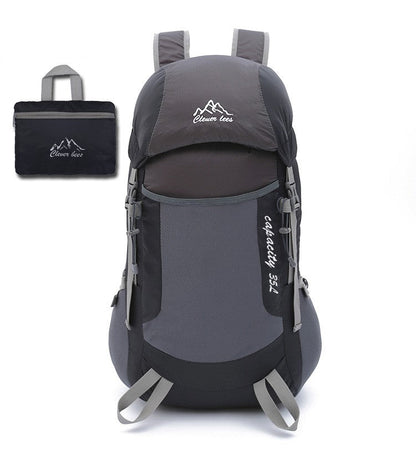 Mountain climbing folding bag